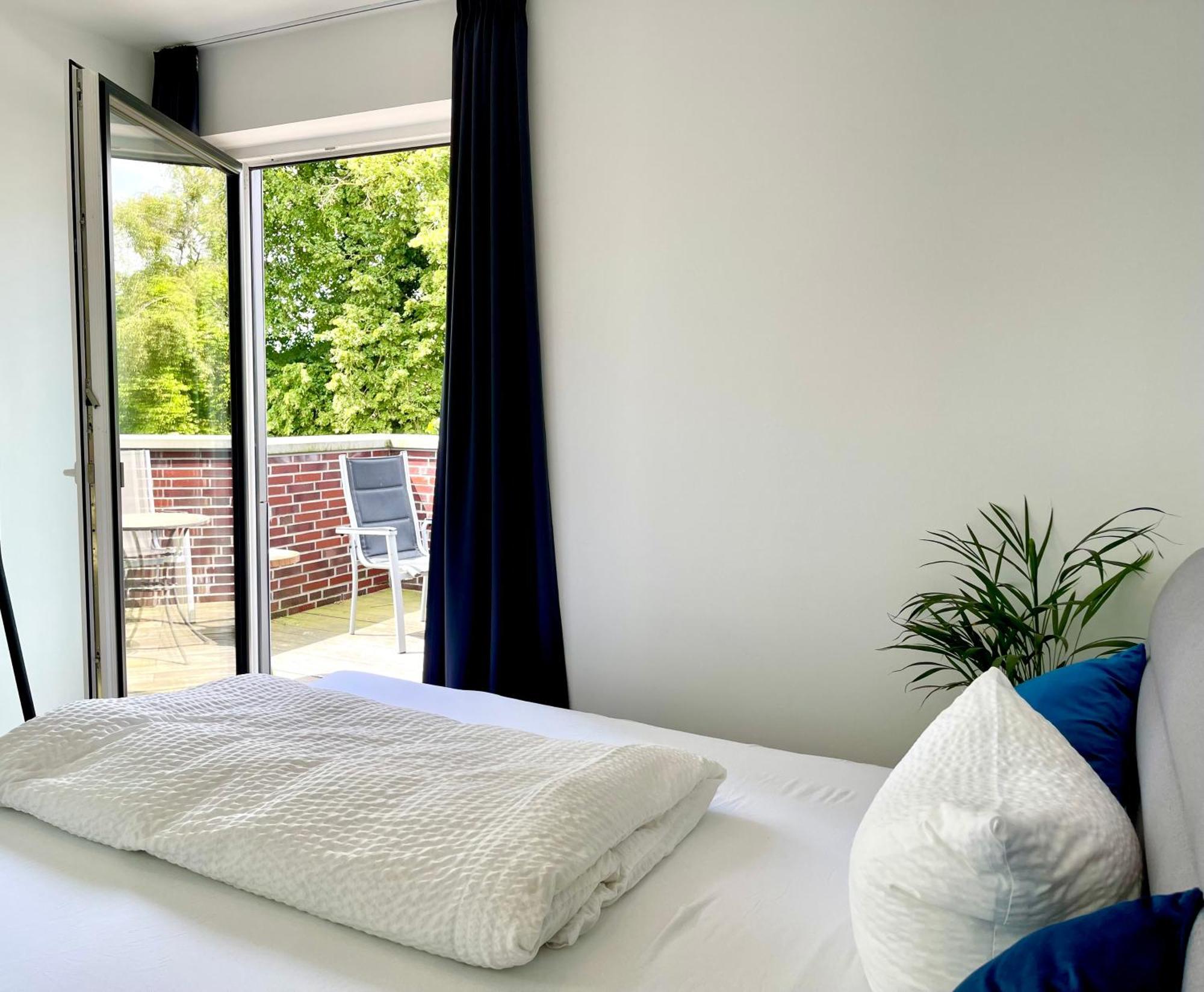 Ferienwohnung Zentrum Aurich Buitenkant foto